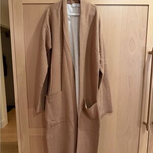 Babaton Tan Long Cardigan
